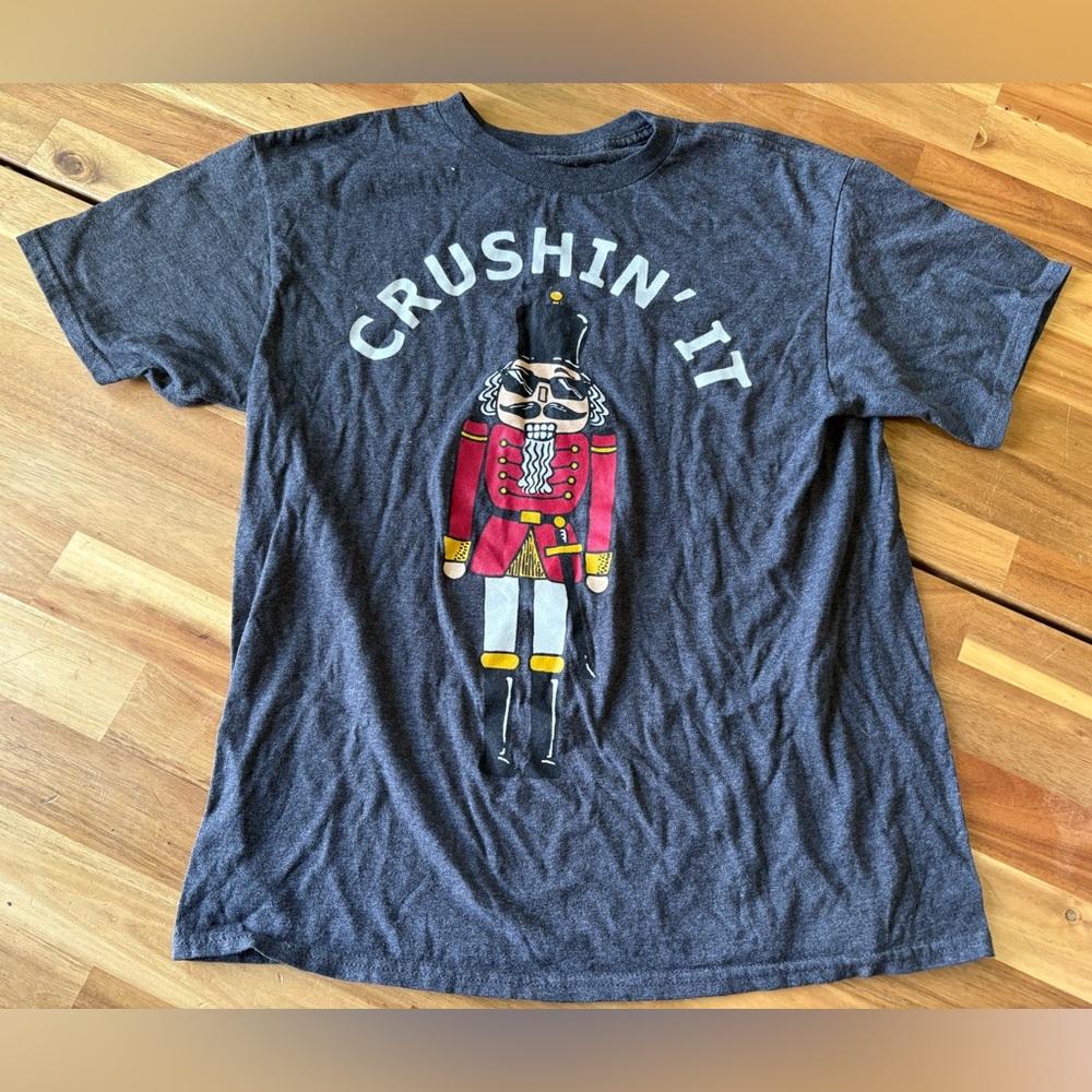 MAD Engine Gray 'Crushin' It' Nutcracker Tee